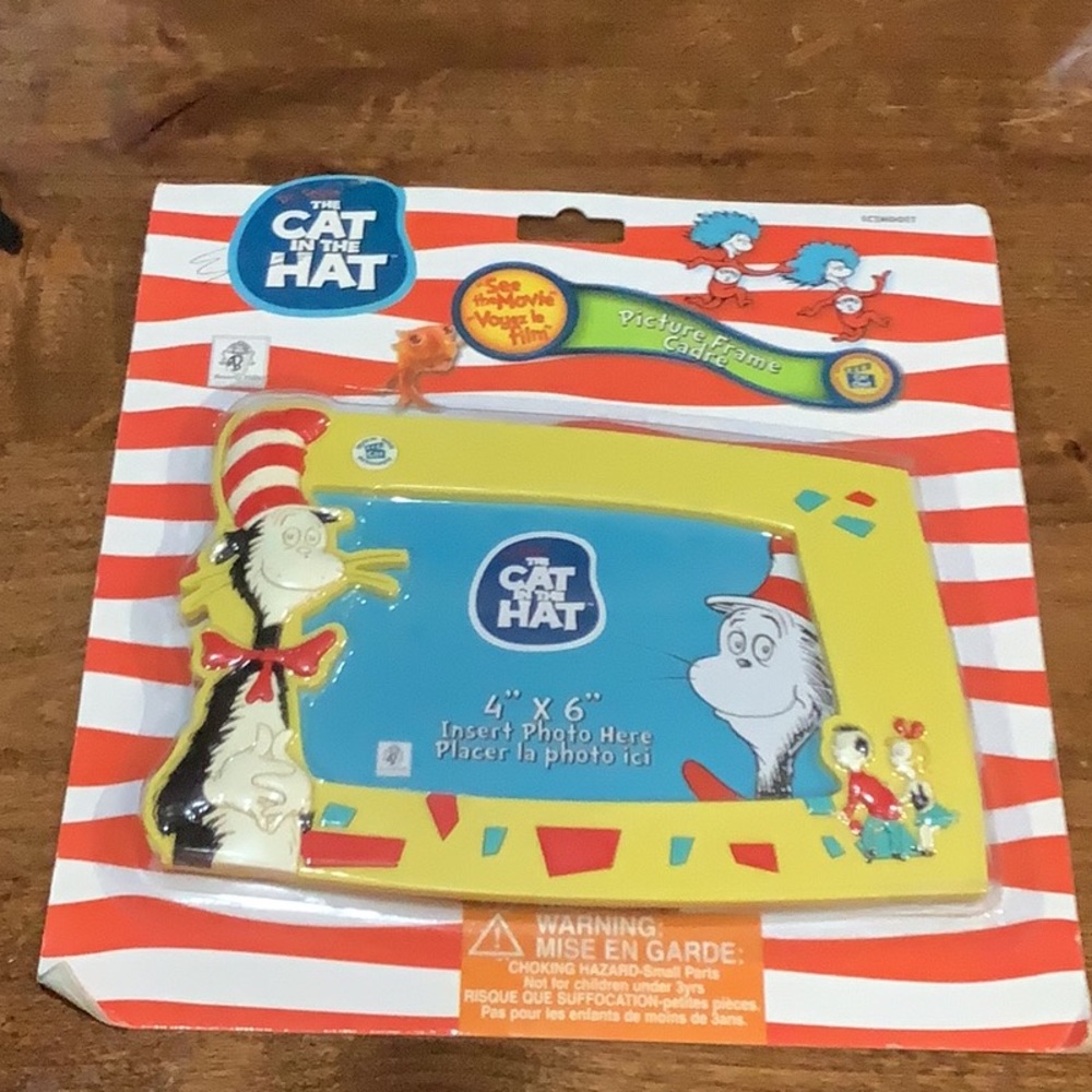 Dr Seuss Cat in the Hat Picture Frame BNIP